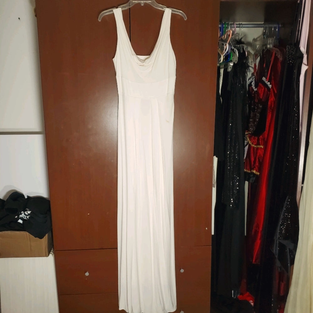CALVIN KLEIN DRESS to get free makeup done...